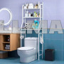 Органайзер полка над унитазом Toilet Rack металл